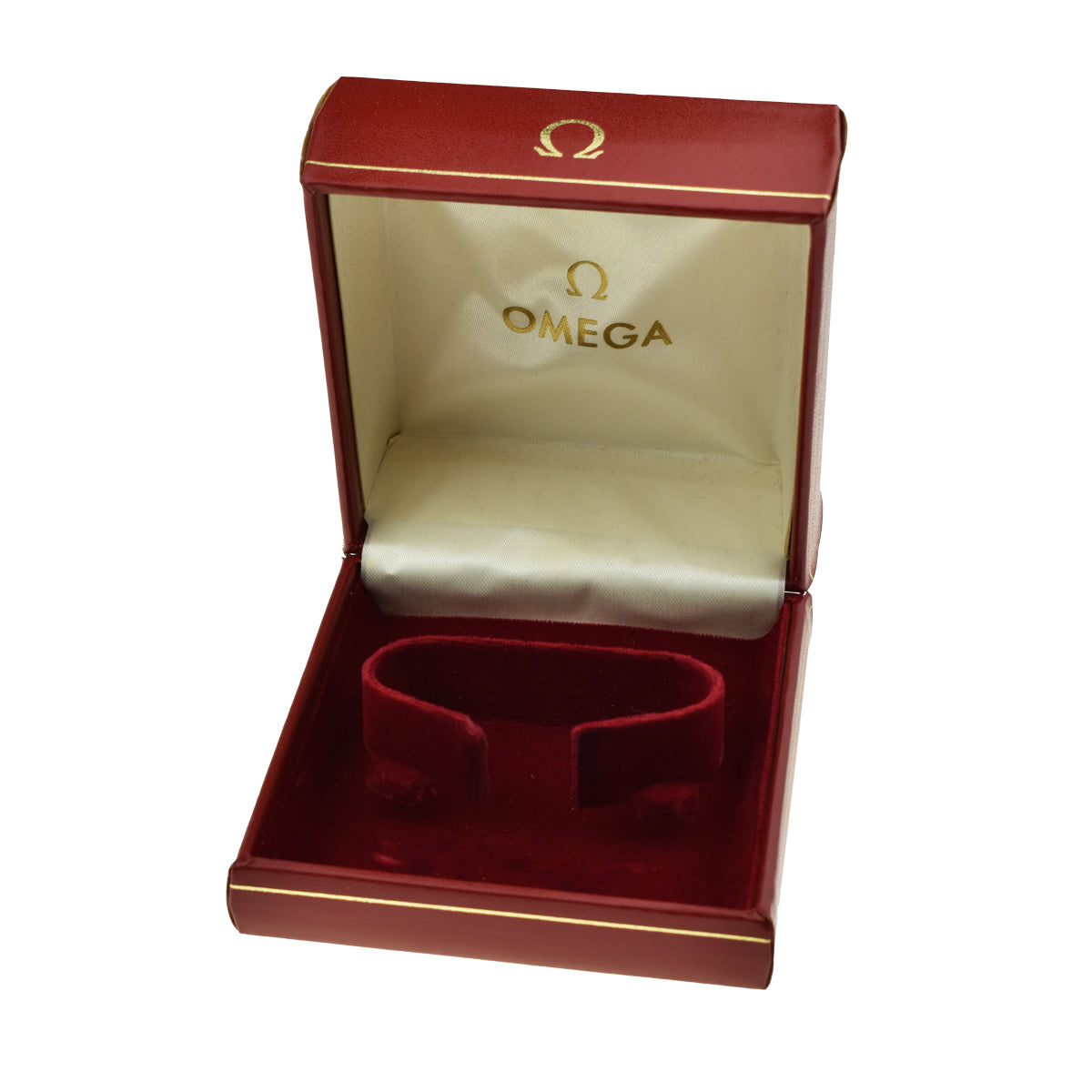 Omega Vintage Red Wristwatch Box