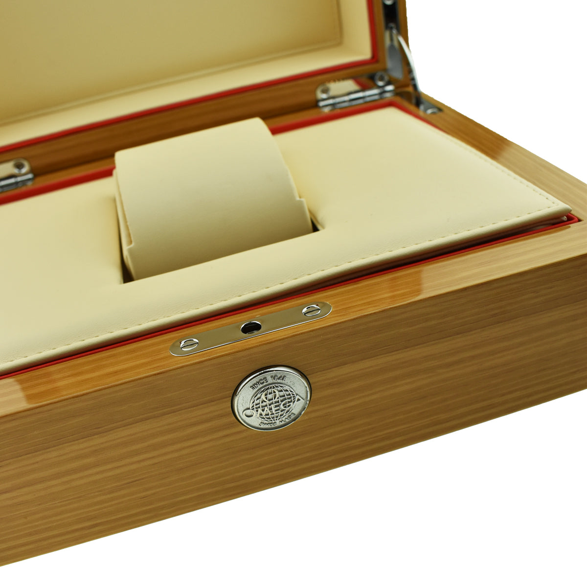 Omega Lacquered Wooden Wristwatch Box