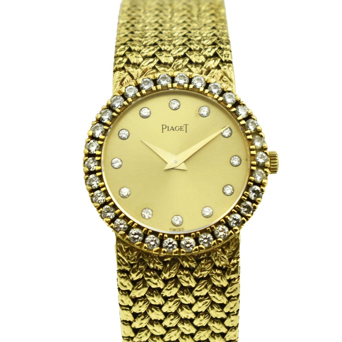 Piaget Cocktail Watch Yellow Gold Diamond Bezel