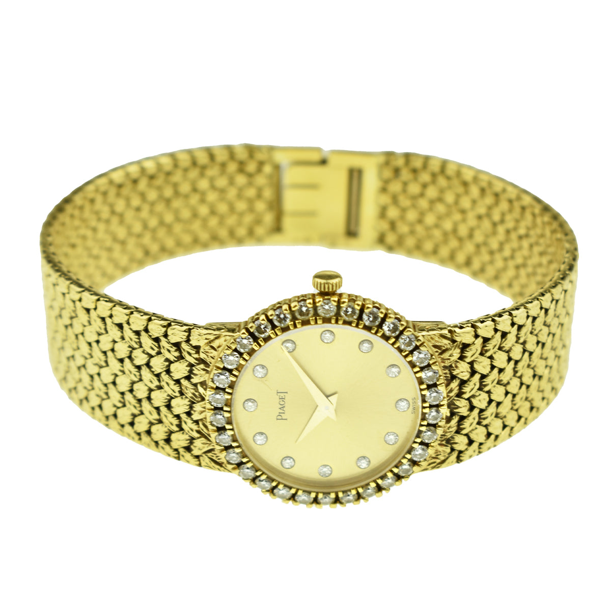 Piaget Cocktail Watch Yellow Gold Diamond Bezel