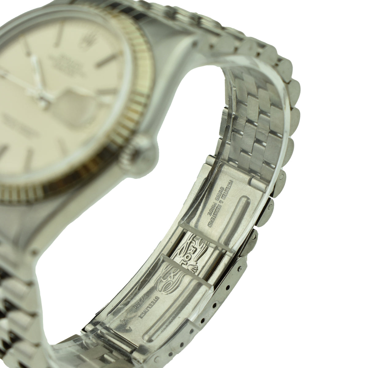 Rolex Datejust Steel and White Gold 1601
