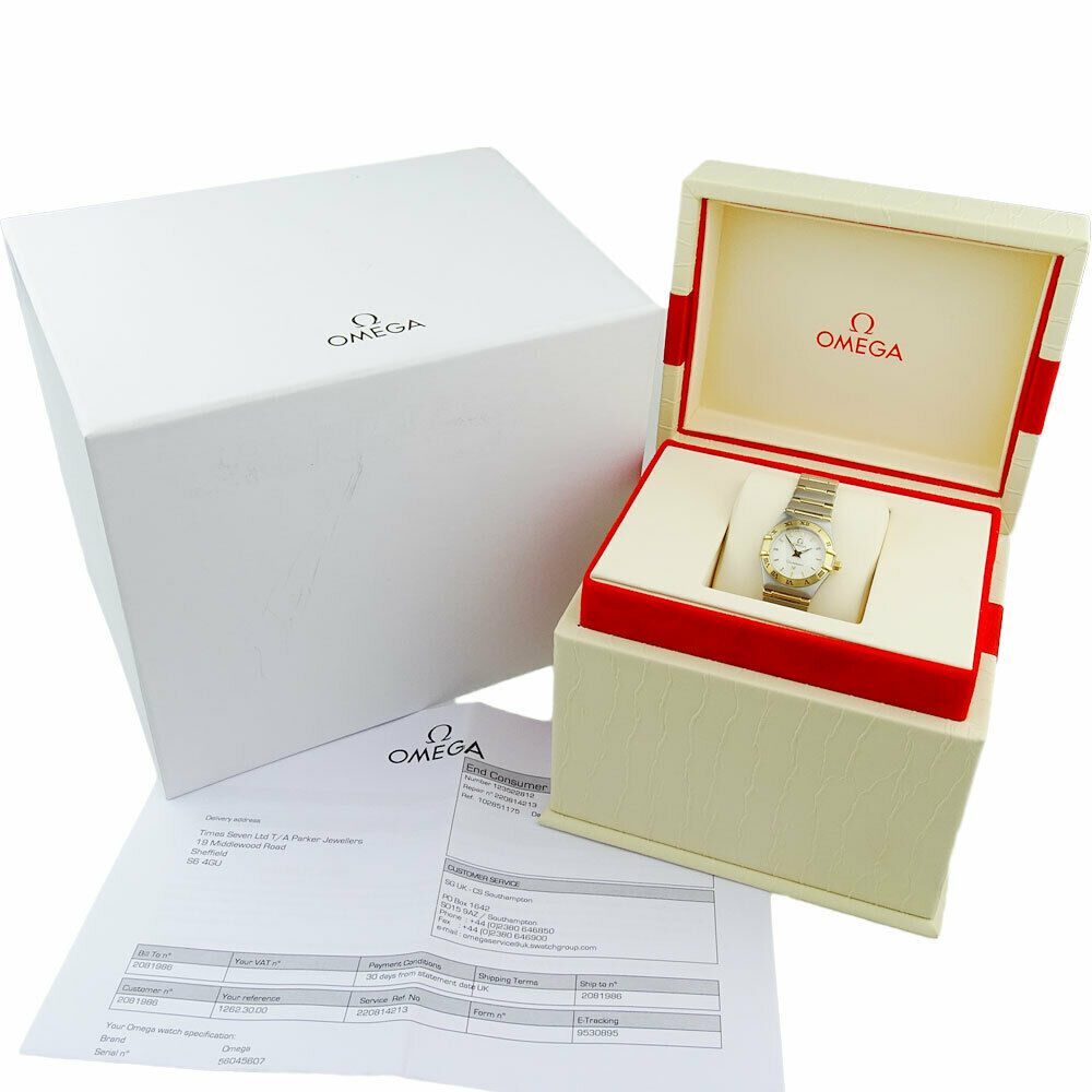 Omega Constellation Mini Steel and Gold Quartz 1262.30.00