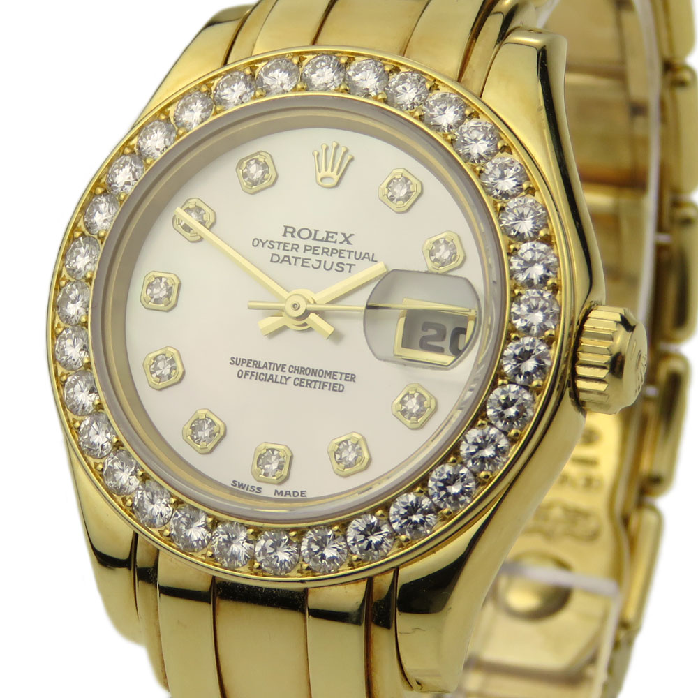 Rolex Pearlmaster Lady Datejust 18k 69298