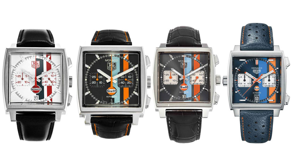 Tag heuer monaco steve deals mcqueen gulf limited edition