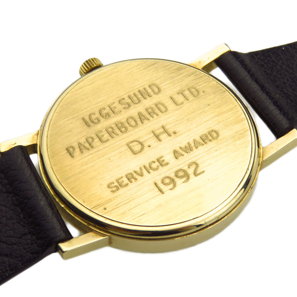 Garrard 9ct Gold Quartz Wristwatch