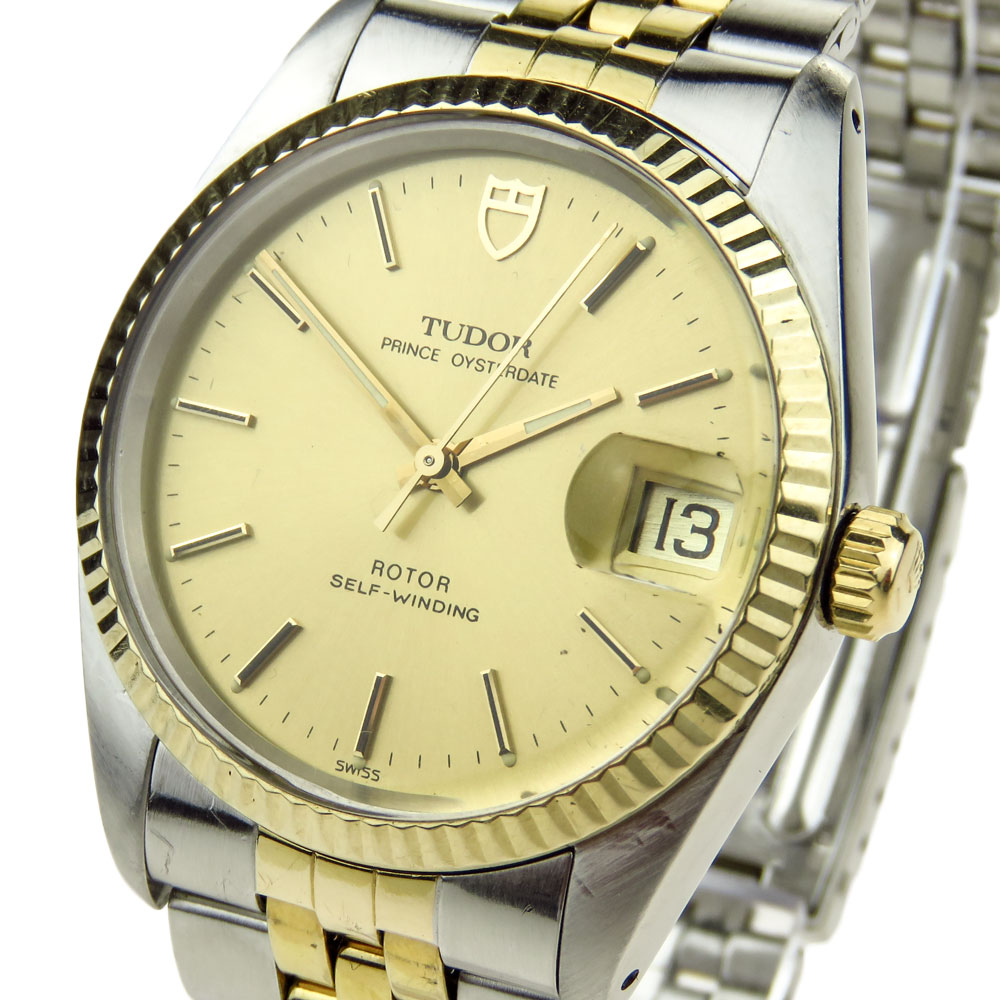 Tudor Prince Oysterdate Steel & Gold Plate 75203