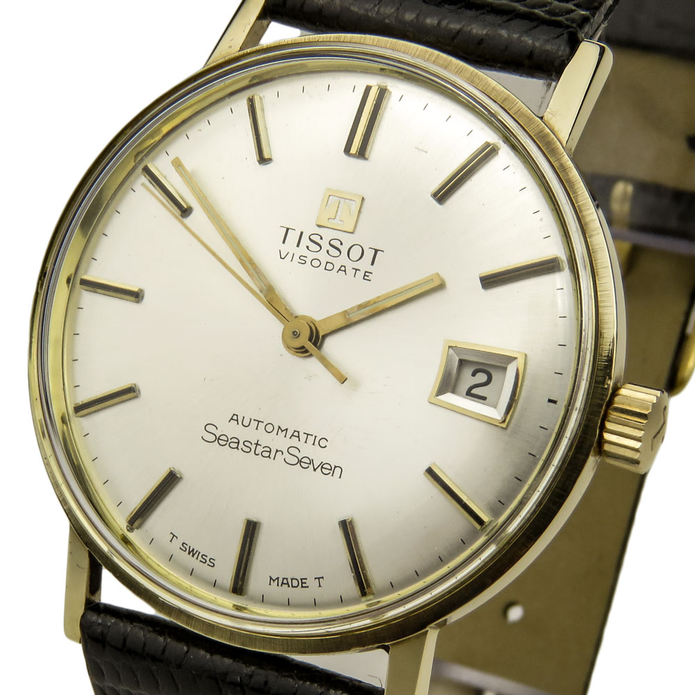 Tissot Seastar Seven 9ct Gold Vintage