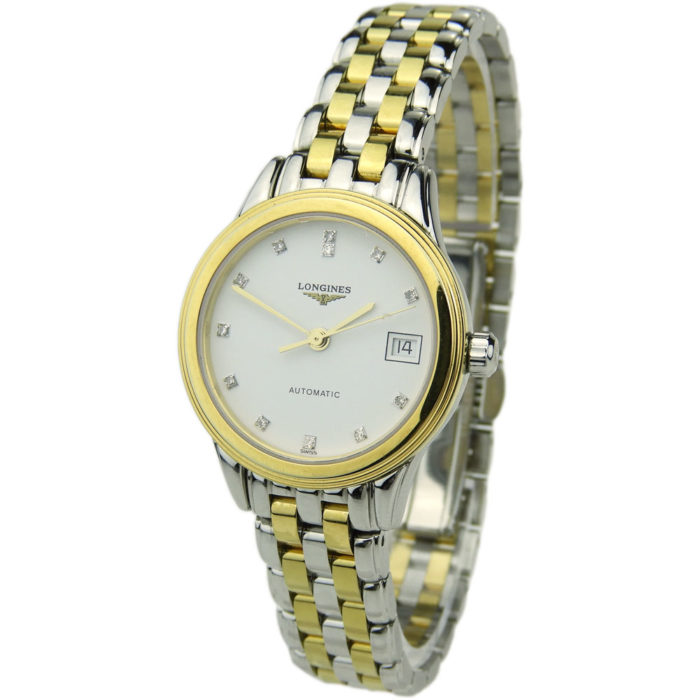 Longines Lady Flagship Steel & Gold Automatic L4.274.3.27.7