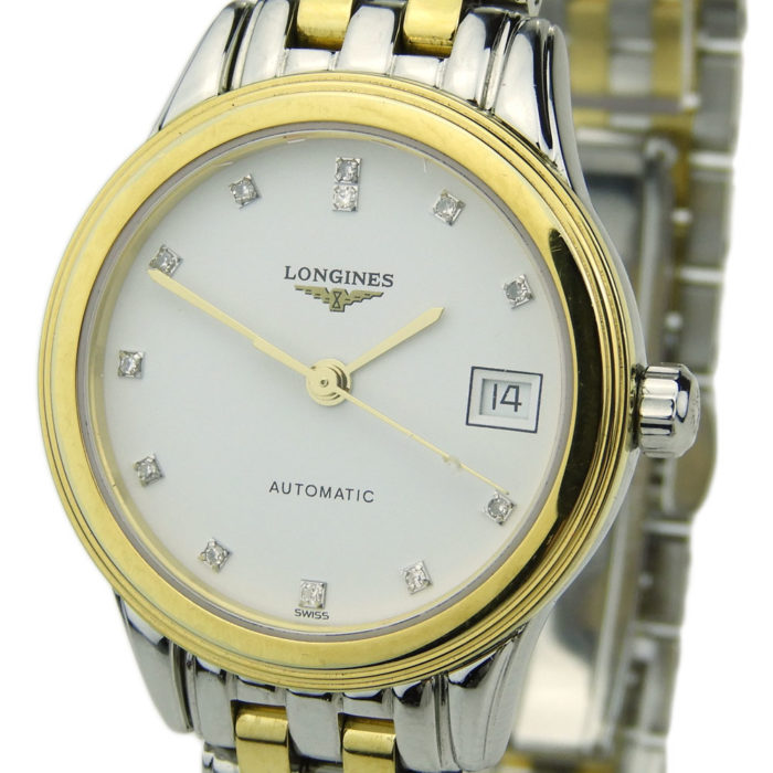 Longines Lady Flagship Steel & Gold Automatic L4.274.3.27.7