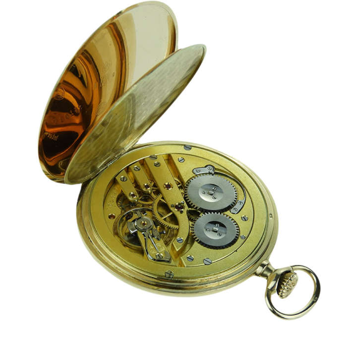 IWC Vintage 14k Gold Mechanical Pocket Watch