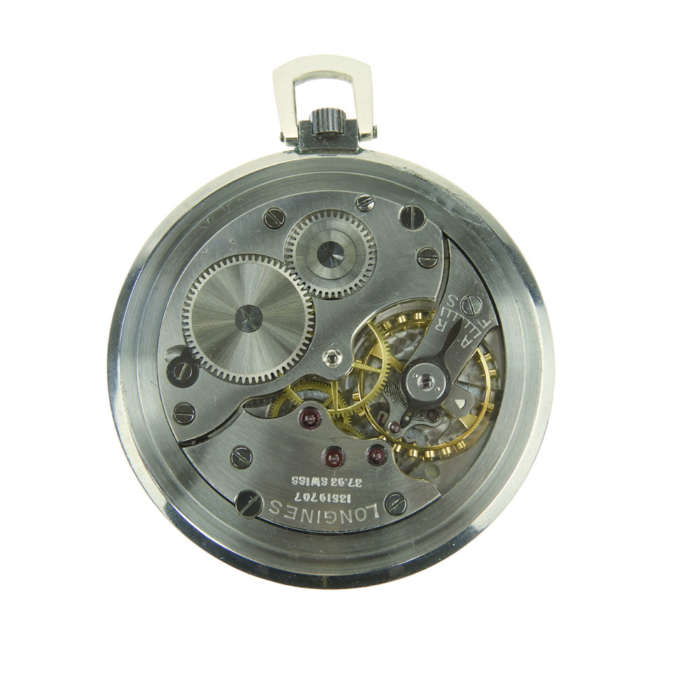 Longines Vintage Nickel Pocket Watch