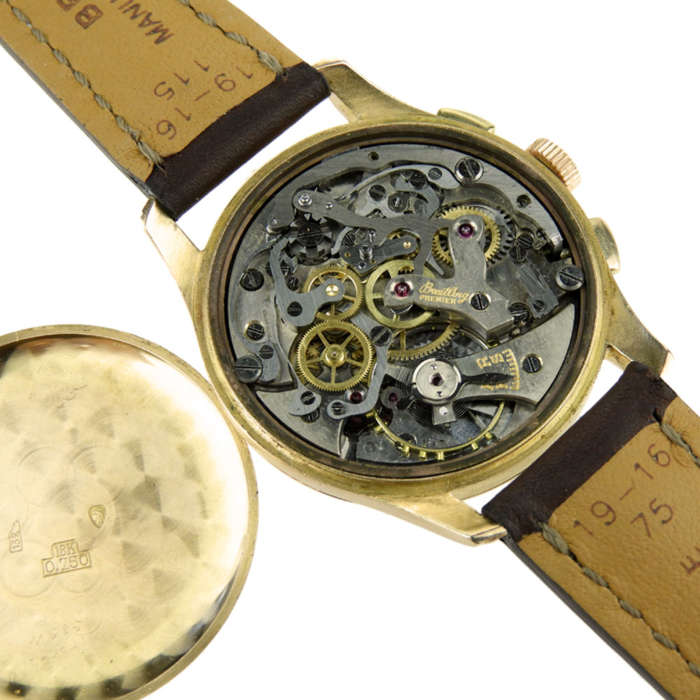 Breitling Premier Vintage 18k Gold Chronograph