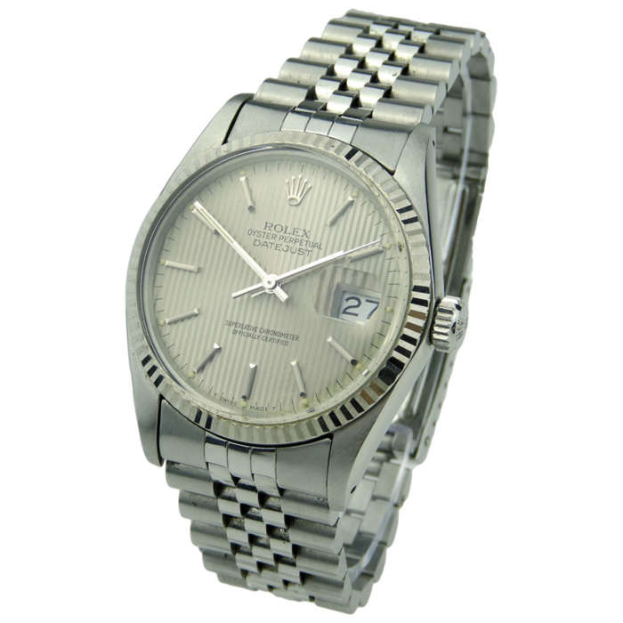 Rolex Datejust Steel and White Gold 16014
