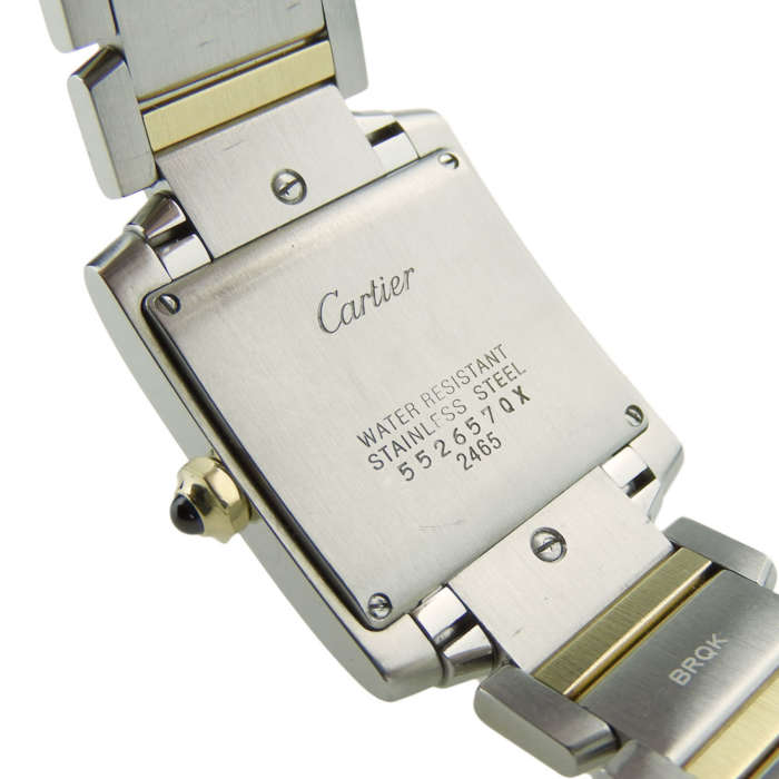 Cartier Tank Francaise Steel & Gold Midsize W51012Q4