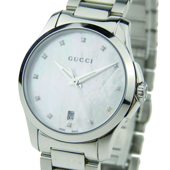 Gucci Lady G-Timeless Diamond Quartz YA126542