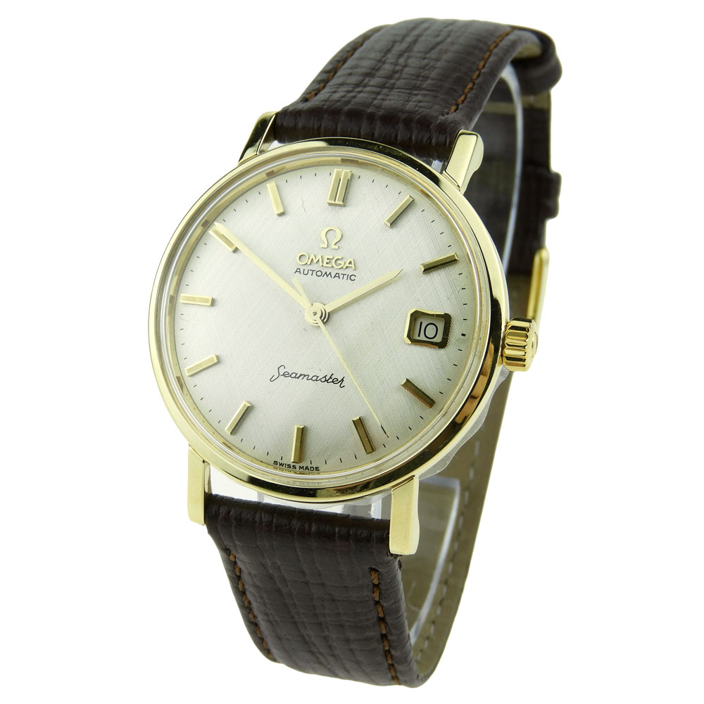 Omega Seamaster Vintage 18k Gold Automatic - Parkers Jewellers