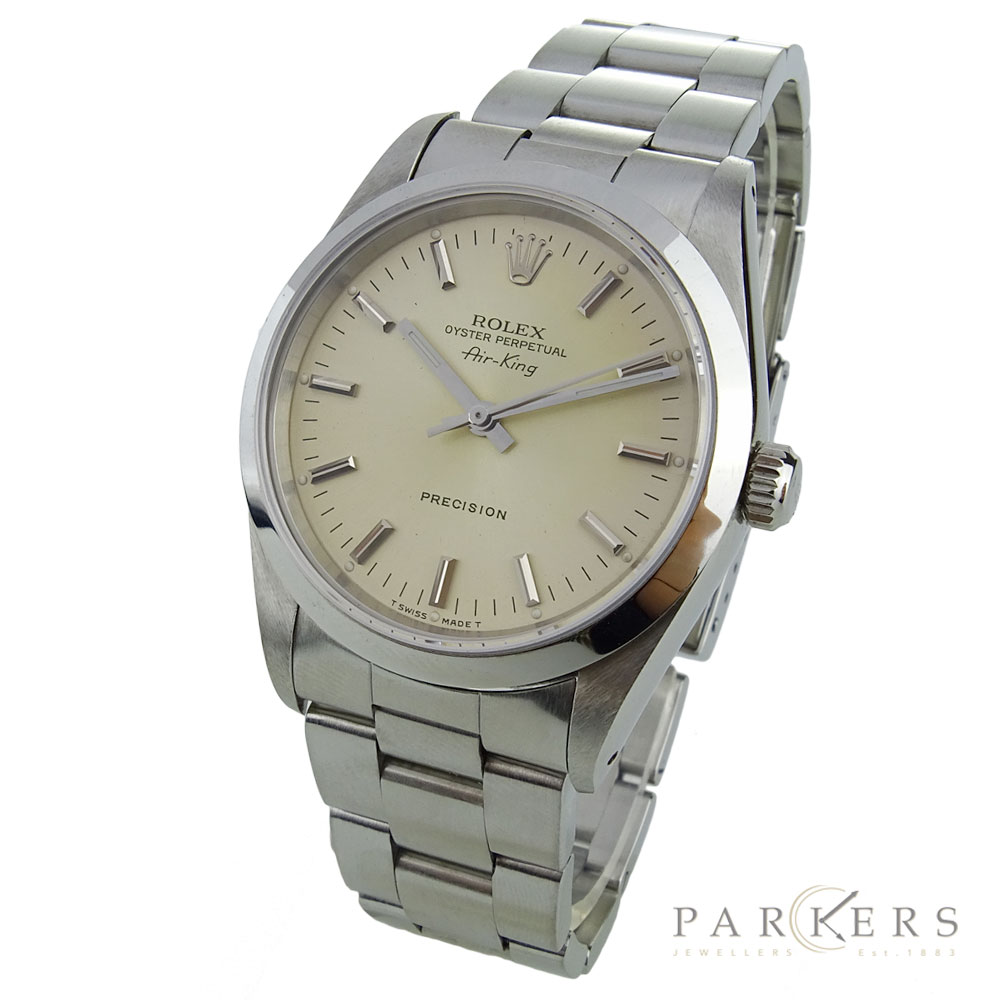 rolex oyster perpetual air king 14000