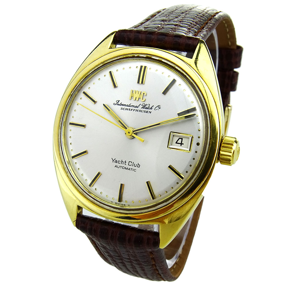 IWC Yacht Club Vintage 18k Gold Automatic - Parkers Jewellers