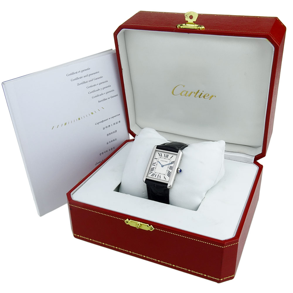 Cartier Tank Solo Gents Quartz W5200003 - Parkers Jewellers