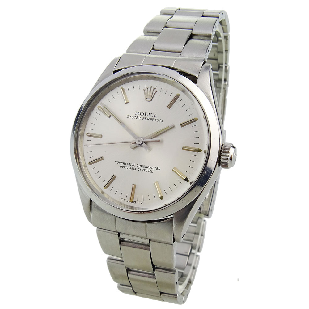 Oyster perpetual stainless steel on sale automatic