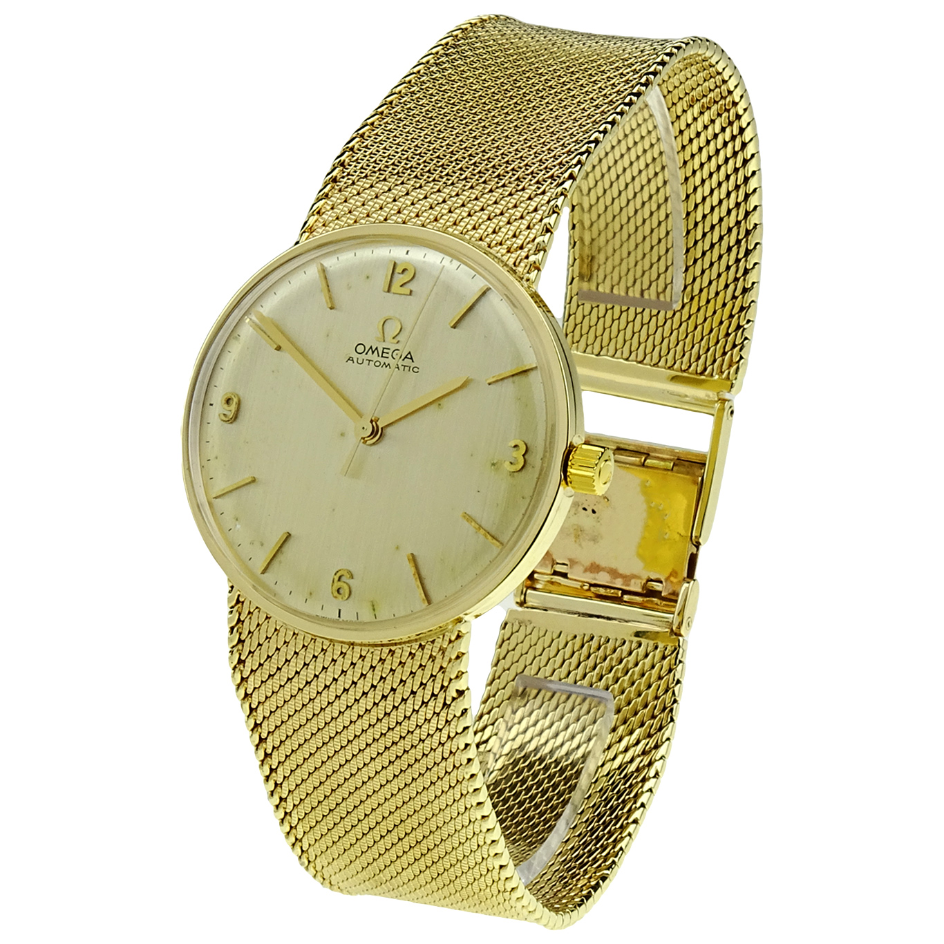 Omega Vintage 9ct Gold Automatic Parkers Jewellers