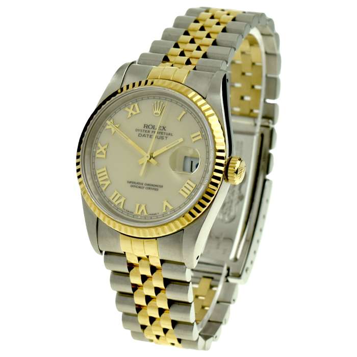 Rolex Datejust Stainless Stainless Steel & Gold 16233 at Parkers Jewellers