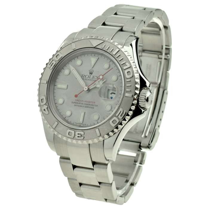 Rolex Yacht-Master Stainless Steel & Platinum Bezel at Parkers Jewellers