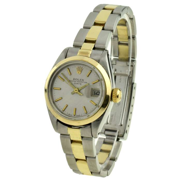 Rolex Lady Date Oyster Perpetual Steel and Gold at Parkers Jewellers