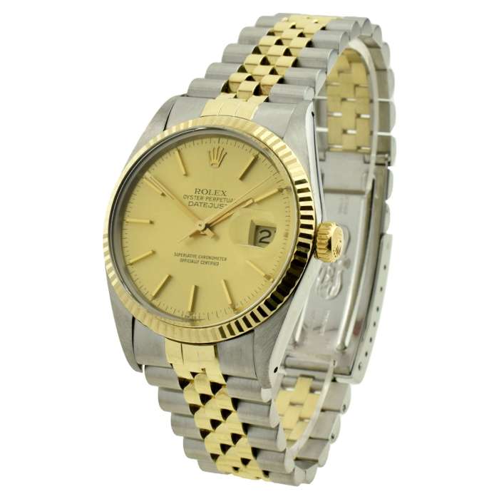 Rolex Datejust Stainless Steel & Gold 16013 at Parkers