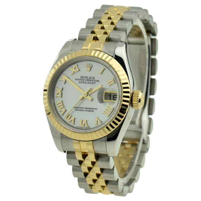 Rolex Lady Datejust Steel & Gold 179173 at Parkers