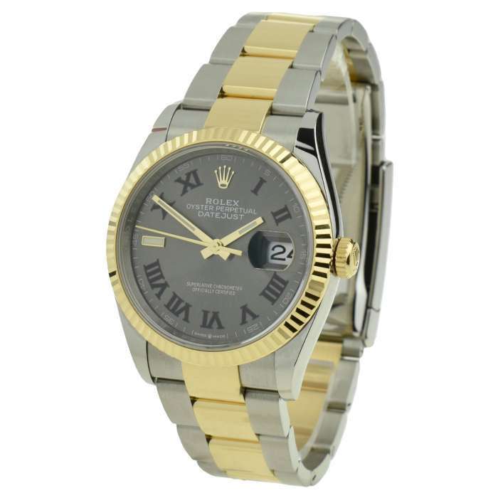 Rolex Datejust 36 “Wimbledon” Stainless Steel & Gold 126233 at Parkers Jewellers