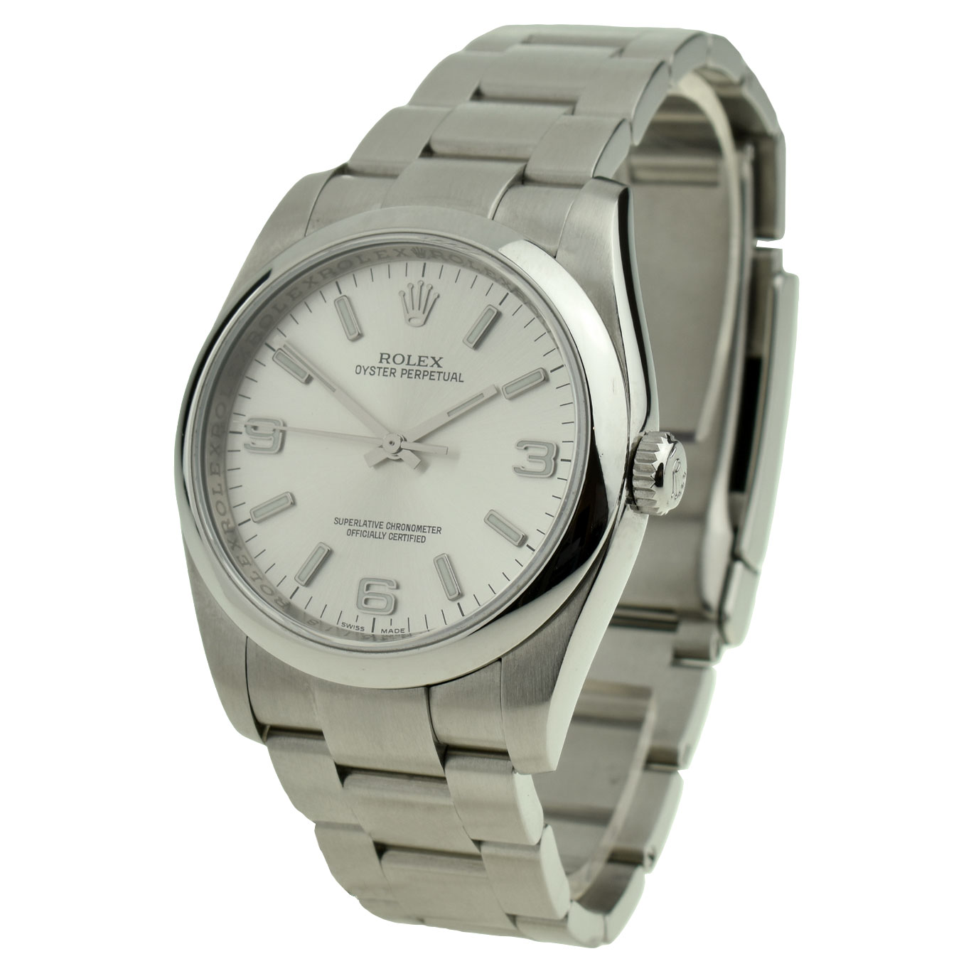 Oyster perpetual 36 hot sale white dial