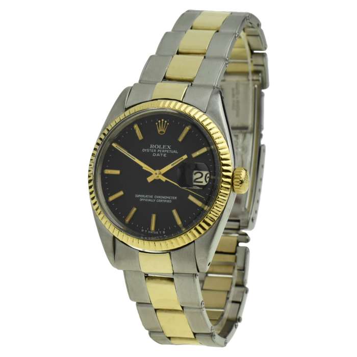 Rolex Date Steel & Gold Oyster Perpetual at Parkers Jewellers