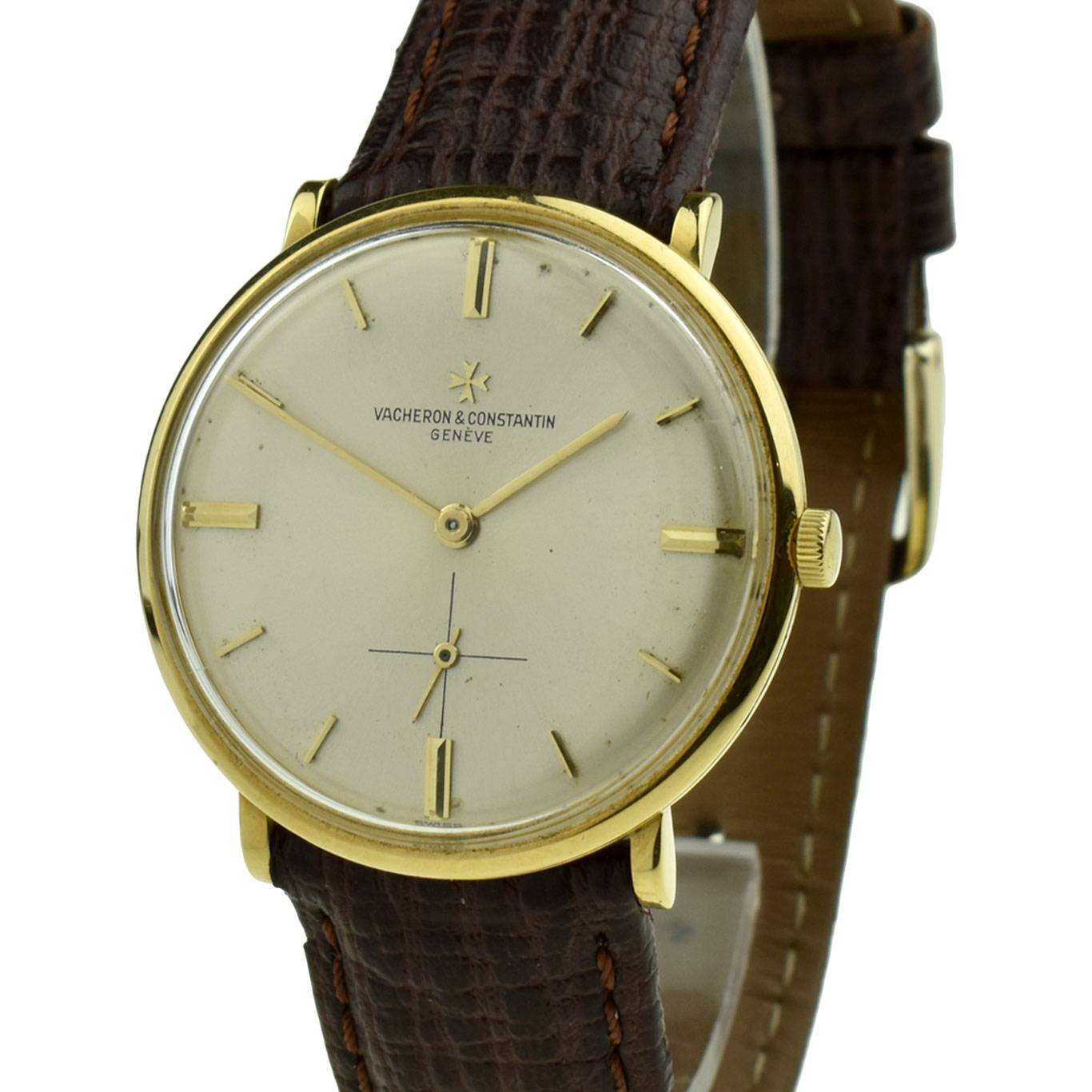 Vacheron Constantin Vintage 18k Gold Mechanical Wristwatch