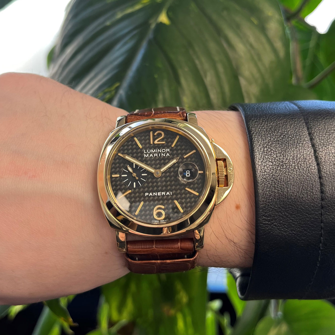 Panerai luminor marina clearance gold