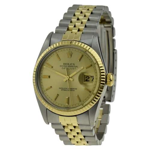 Rolex Datejust Stainless Steel & Gold 16013 at Parkers Jewellers