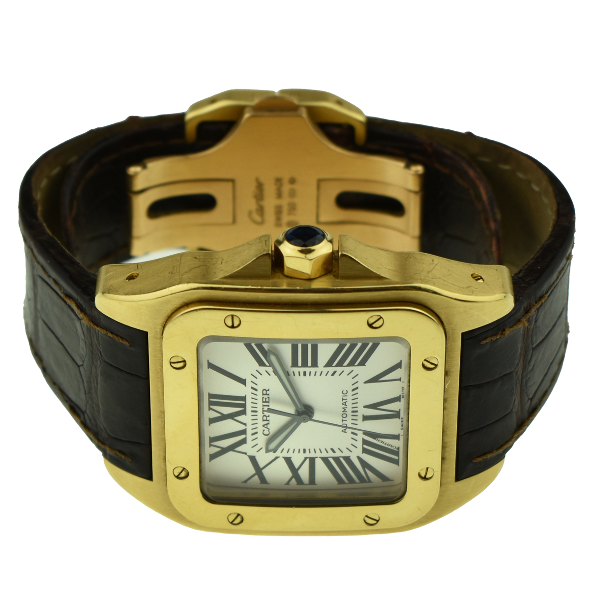 Used cartier clearance santos 100 xl