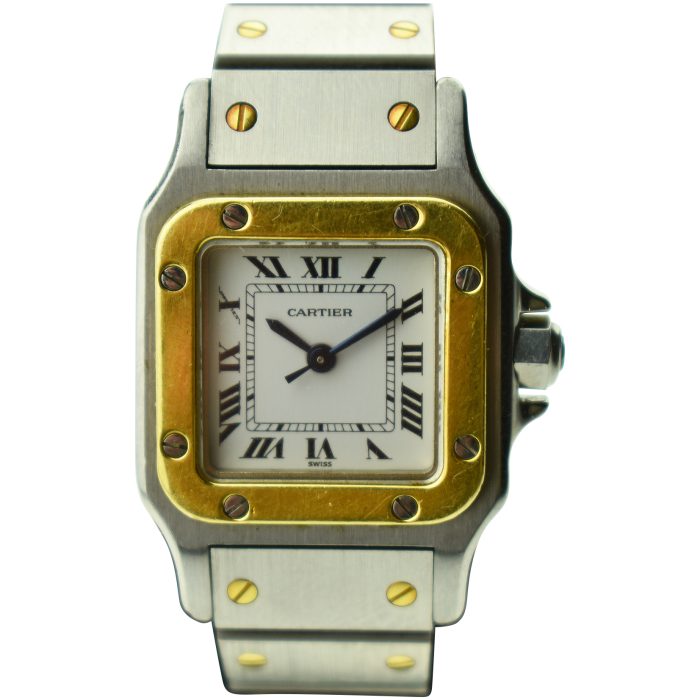 Cartier Santos Galbée Gold & Stainless Steel 1170902 - Image 2
