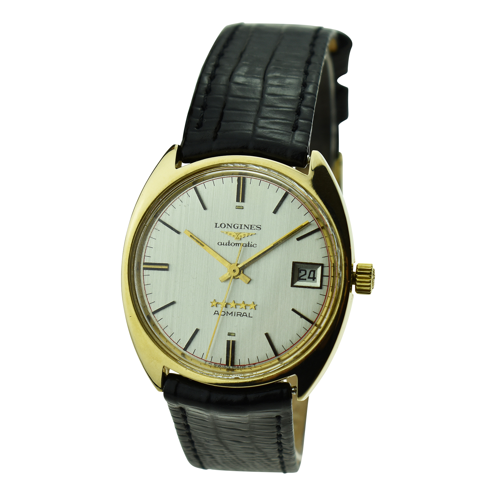 Longines Admiral 5 Star 9ct Yellow Gold Automatic Parkers Jewellers