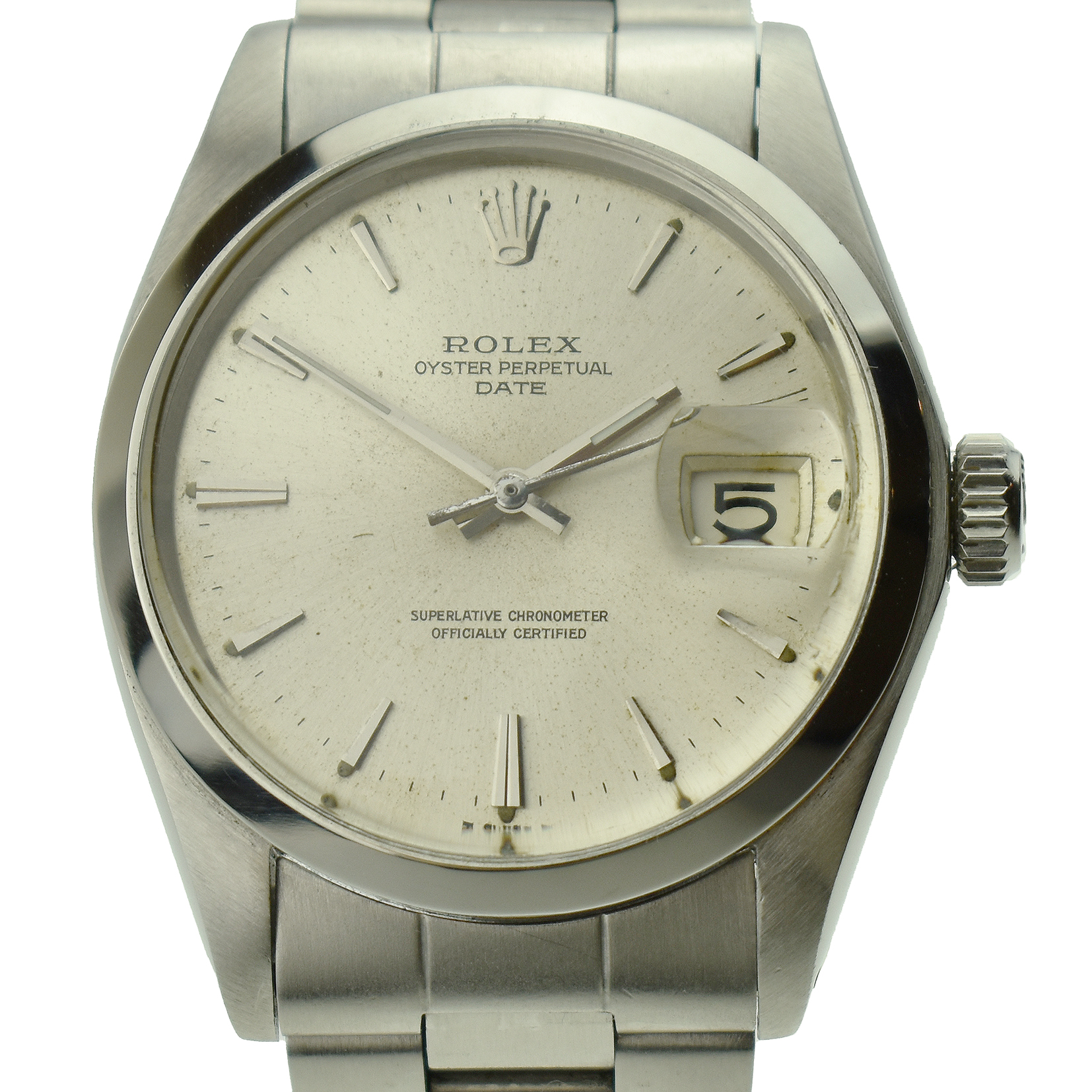 Rolex oyster perpetual date 1500 history sale