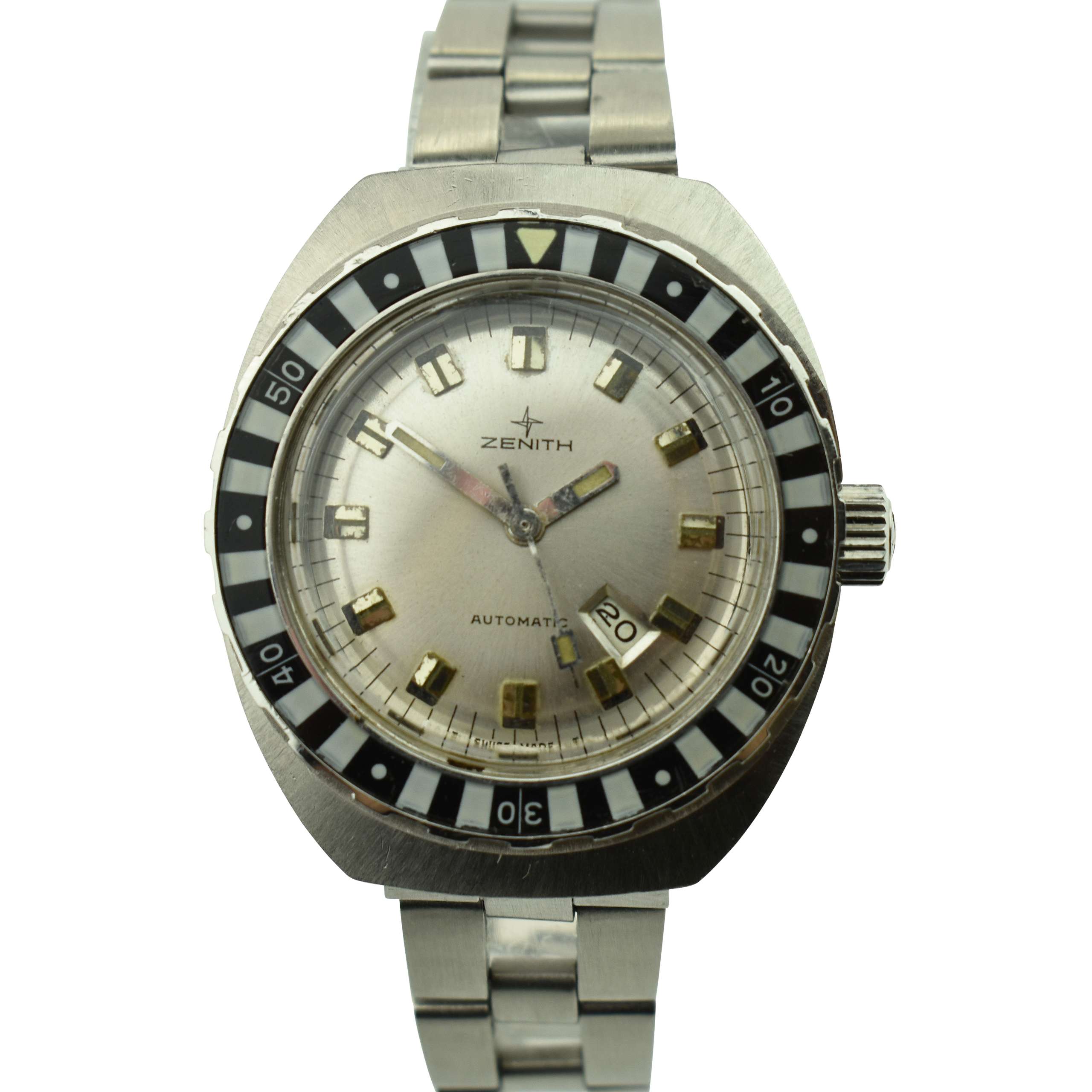 Zenith Sub Sea Zebra Vintage Automatic - Parkers Jewellers